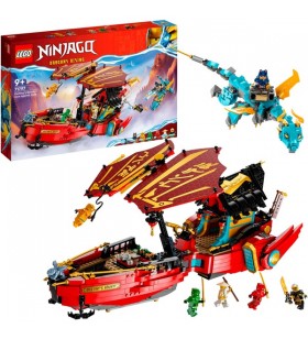 Jucărie de construcție LEGO 71797 Ninjago Ninja Cursa împotriva timpului Avionului