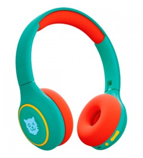 Tigermedia tigerbuddies, căști (verde/portocaliu, USB-C, Bluetooth)
