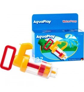 Pompă de apă Aquaplay mică, jucărie cu apă (galben rosu)