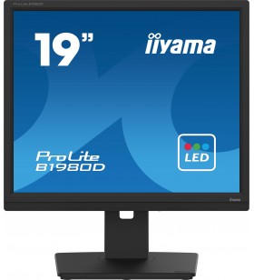 iiyama ProLite B1980D-B5 monitoare LCD 48,3 cm (19") 1280 x 1024 Pixel SXGA Negru