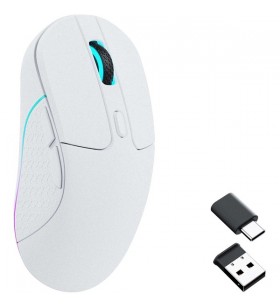 Mouse pentru jocuri fără fir Keychron M3 (alb)