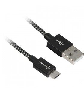 Cablu Sharkoon USB 2.0, USB-A tată  Micro-USB tată