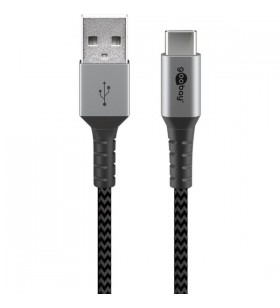 cablu goobay USB 2.0, mufa USB-A mufa USB-C