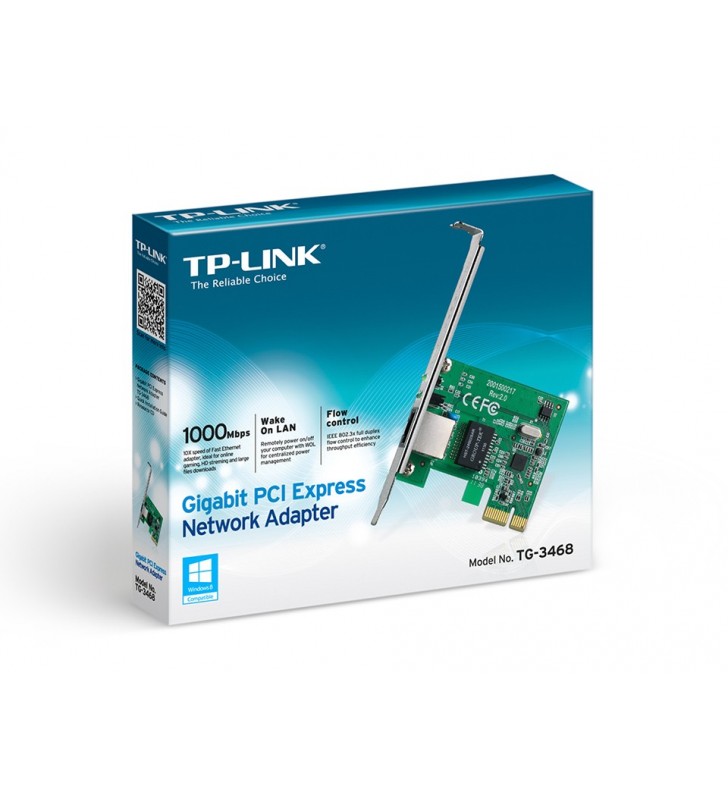 TP-LINK TG-3468 plăci de rețea Ethernet 2000 Mbit s Intern