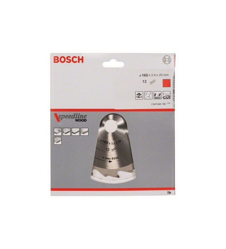 Bosch 2 608 640 786 lame pentru ferăstraie circulare 16 cm 1 buc.