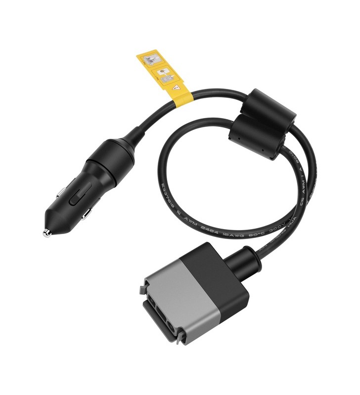 Cablu de conectare ECOFLOW Car Charge, Micro Inverter - Powerstation RIVER 2 (negru, 50 cm)