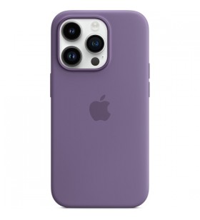 Husă din silicon Apple cu MagSafe, husă pentru telefon mobil (violet deschis, iris, iPhone 14 Pro)