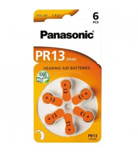 Panasonic Zinc Air PR-13/6LB, baterie