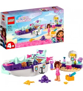 LEGO 10786 Casa de păpuși a lui Gabby Jucărie de construcție cu nava și spa a lui Gabby și Meerkat