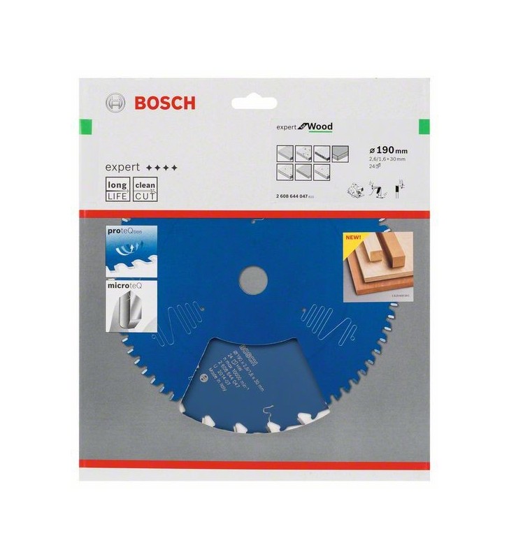 Bosch 2 608 644 047 lame pentru ferăstraie circulare 19 cm 1 buc.