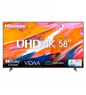 Hisense 58A6K televizor 147,3 cm (58") 4K Ultra HD Smart TV Wi-Fi Negru