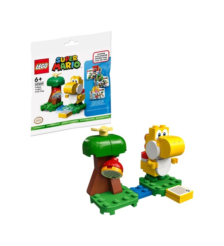 LEGO 30509 Super Mario Yellow Yoshi Fruit Tree Jucărie de construcție