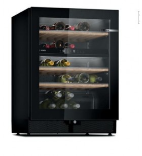 Bosch KWK16ABGA răcitoare pentru vin Răcitoare pentru vin cu compresor De sine stătător Negru 44 sticlă(sticle)