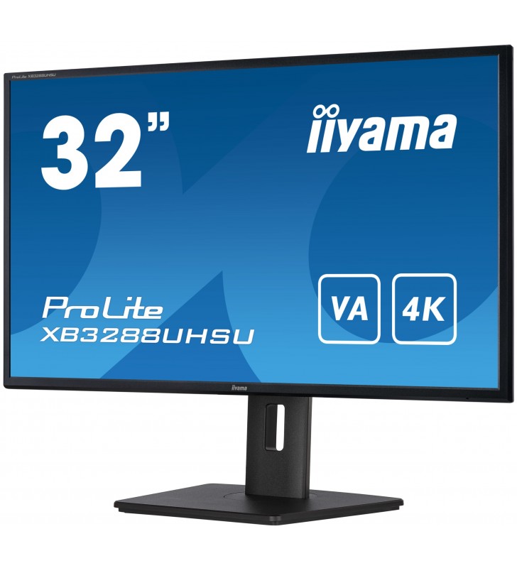 iiyama ProLite XB3288UHSU-B5 monitoare LCD 80 cm (31.5") 3840 x 2160 Pixel 4K Ultra HD Negru