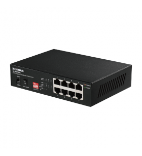 Edimax gs-1008phe v2 edimax gs-1008phe long range 8x gigabit switch with 4 poe+(60w tb) & dip switch
