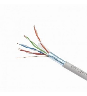 Gembird fpc-5004e-sol/100 gembird ftp solid cca cable, cat. 5e, 100m, grey