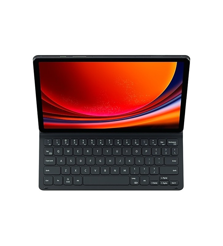 Samsung EF-DX710BBGGDE tastatură pentru terminale mobile Negru Pogo Pin QWERTZ Germană