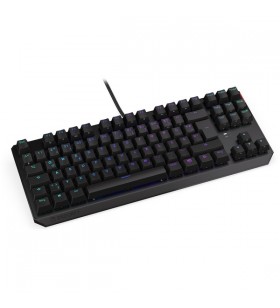 ENDORFY Thock TKL, tastatură pentru jocuri (negru, aspect DE, Kailh RGB maro)