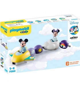 PLAYMOBIL 71320 1.2.3 și Disney: trenul cu nori al lui Mickey și Minnie, jucărie de construcție
