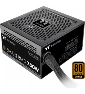 Thermaltake SMART BM3 750W, sursa PC (negru, 1x 12VHPWR, 4x PCIe, management cablu, 750 wați)