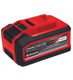 Baterie Einhell Power-X-Change Plus Multi-Ah 18V 5.0 - 8.0Ah (roșu/negru, tehnologie Multi-Ah)