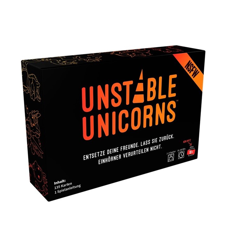 pachet de cărți Asmodee Unstable Unicorns NSFW