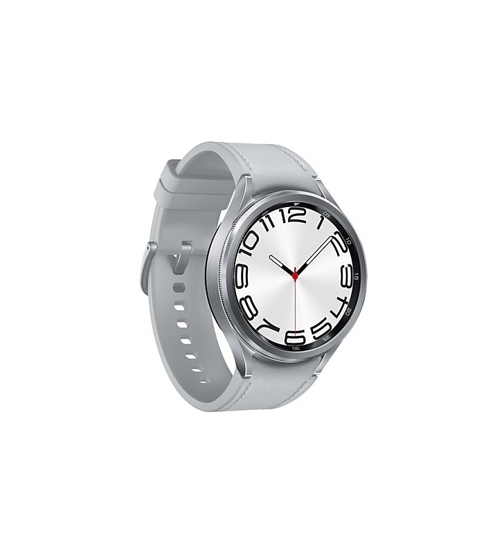 Samsung Galaxy Watch6 Classic Watch6 Classic 3,81 cm (1.5") OLED 47 milimetri Digitală 480 x 480 Pixel Ecran tactil Argint