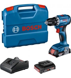 Bosch GSR 18V-45 1900 RPM 900 g Negru, Albastru, Roşu