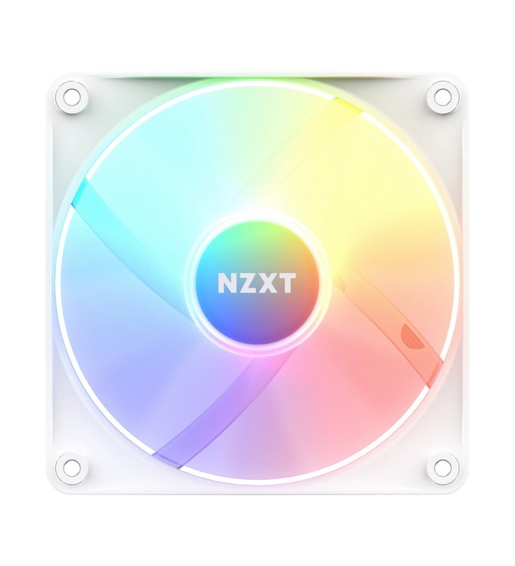 NZXT F120 RGB Core Single 120x120x26, ventilator carcasă (alb, un singur ventilator, fără controler)
