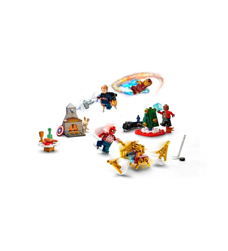 LEGO 76267 Calendarul de Advent Marvel 2023 Jucărie de construcție