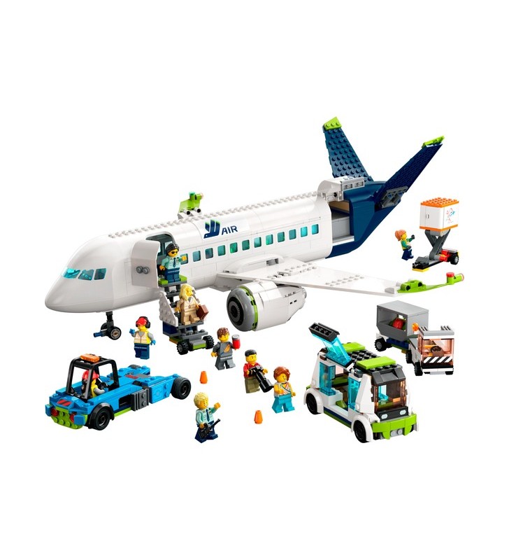 Jucărie de construcție LEGO 60367 City Avion de linie