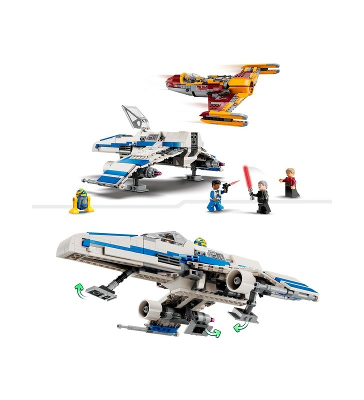 Jucărie de construcție LEGO Star Wars New Republic E-Wing vs Shin Hatis Starfighter 75364