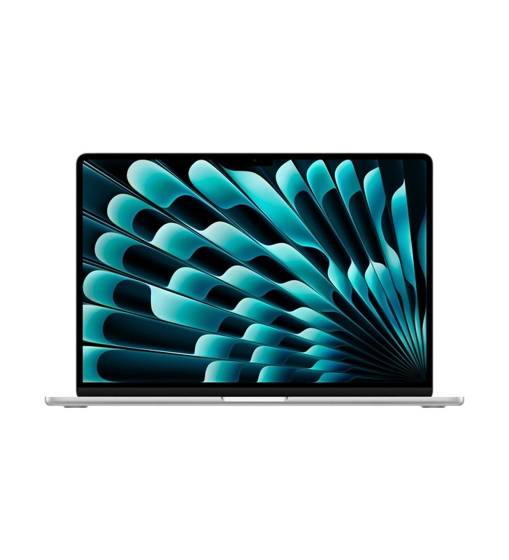 Apple MacBook Air (15") 2023, notebook (argintiu, M2, GPU cu 10 nuclee, macOS Ventura, germană, SSD de 512 GB)