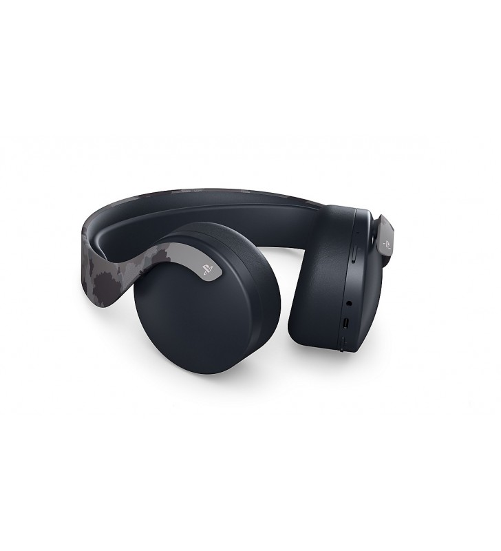 Sony PULSE 3D Căști Prin cablu & Wireless Bandă de fixare pe cap Gaming USB tip-C Camuflaj, Gri