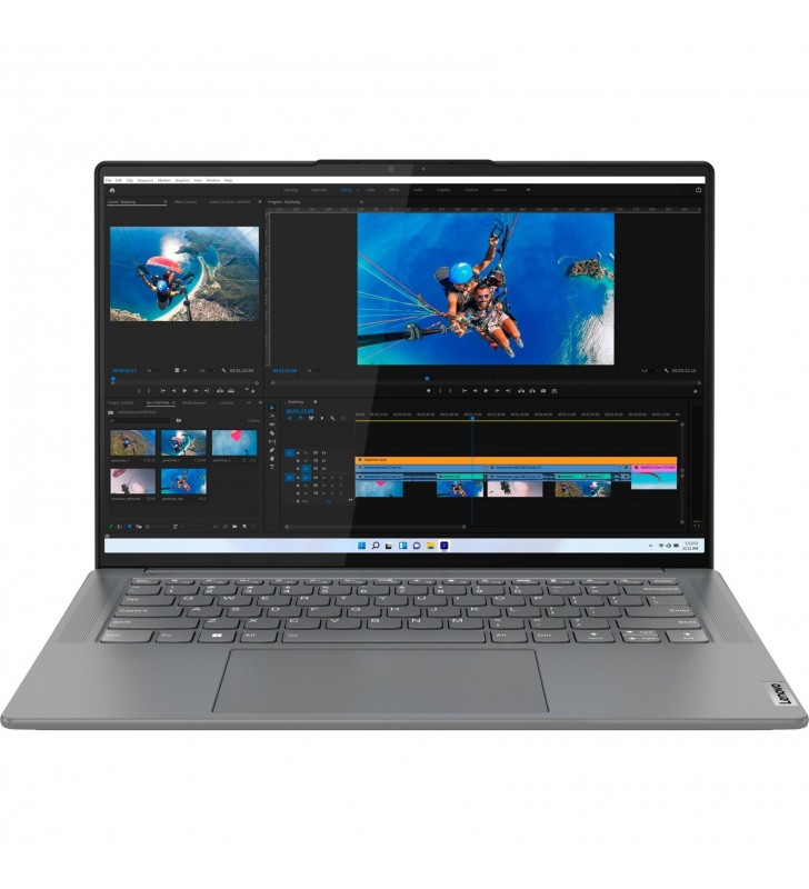 Lenovo Yoga Slim 7 ProX (82TK00B3GE), notebook (gri, Windows 11 Home pe 64 de biți, afișaj de 120 Hz, SSD de 1 TB)