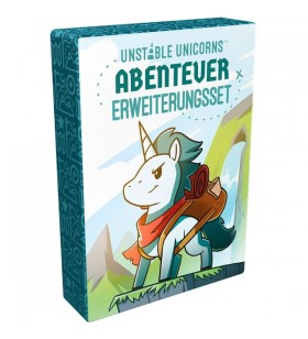 Asmodee Unstable Unicorns - Set de expansiune de aventură, joc de cărți