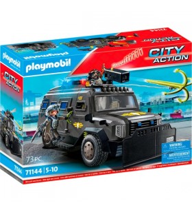 PLAYMOBIL 71144 Jucărie de construcție pentru vehicule de teren SWAT City Action