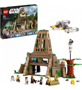 Baza rebelă LEGO 75365 Star Wars pe jucărie de construcție Yavin 4