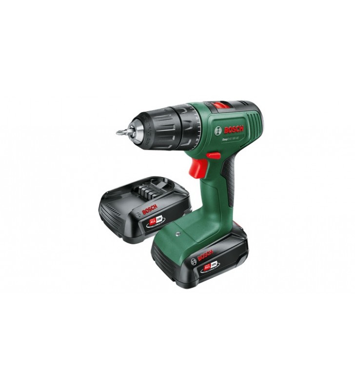Bosch Easy Drill 18V-40 1630 RPM Fără cheie 1,3 kilograme Negru, Verde
