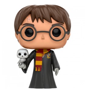 Funko POP! Harry Potter - Harry Potter cu Hedwig, figurină de jucărie (9,5 cm)