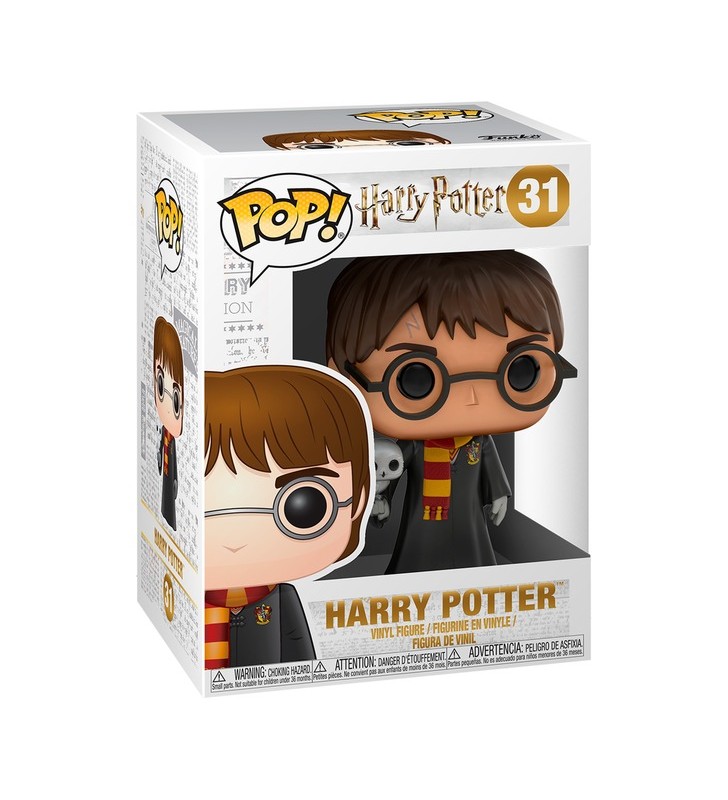 Funko POP! Harry Potter - Harry Potter cu Hedwig, figurină de jucărie (9,5 cm)