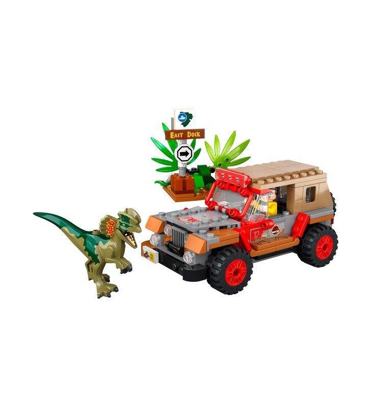 Jucărie de construcție LEGO 76958 Jurassic World Dilophosaurus Ambush