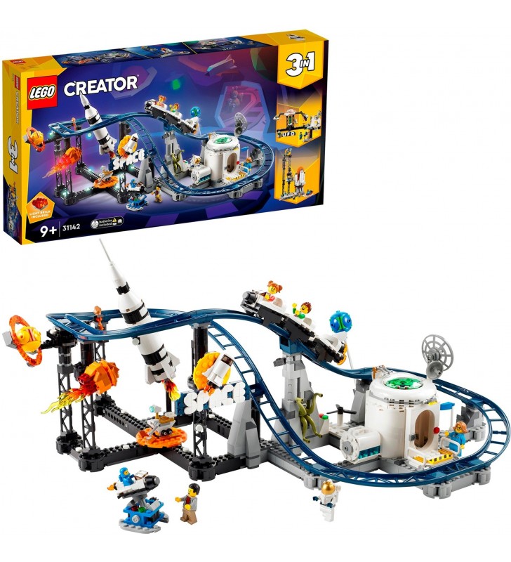Jucărie de construcție LEGO 31142 Creator 3în1 Space Roller Coaster