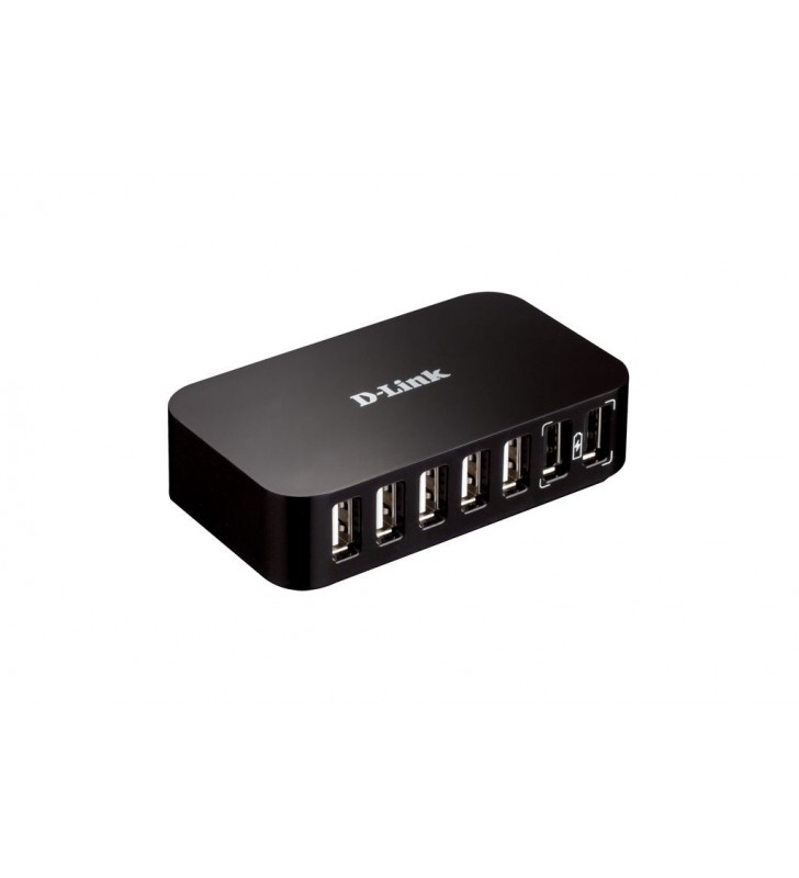 D-link dub-h7 usb 2.0 type-b 480 mbit/s negru