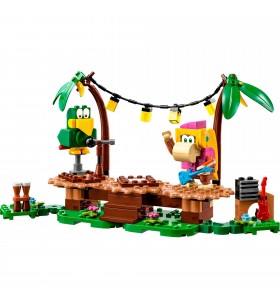 Jucărie de construcție LEGO 71421 Set de expansiune Jungle Jam al lui Dixie Kong Super Mario