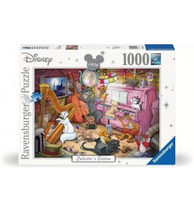 Ravensburger Disney Aristocats Puzzle (cu imagine) fierăstrău 1000 buc. Desene animate