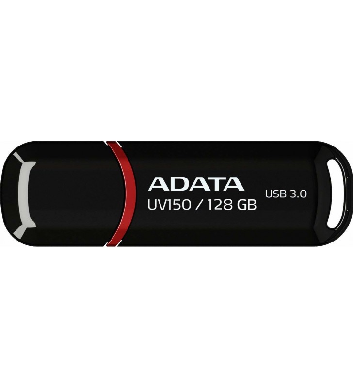 USB 3.1 ADATA 128GB,  cu capac, Black, "AUV150-128G-RBK" (include timbru verde 0.01 lei)