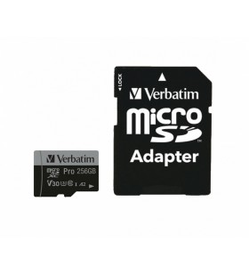 Verbatim 47045 memorii flash 256 Giga Bites MicroSDXC UHS-I Clasa 10