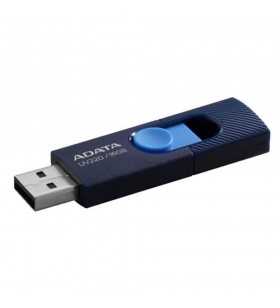 Usb flash drive adata 16gb, uv220, usb2.0, albastru "auv220-16g-rblnv"