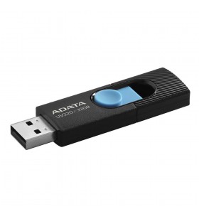 Usb flash drive adata 32gb, uv220, usb2.0, albastru/negru "auv220-32g-rbkbl"